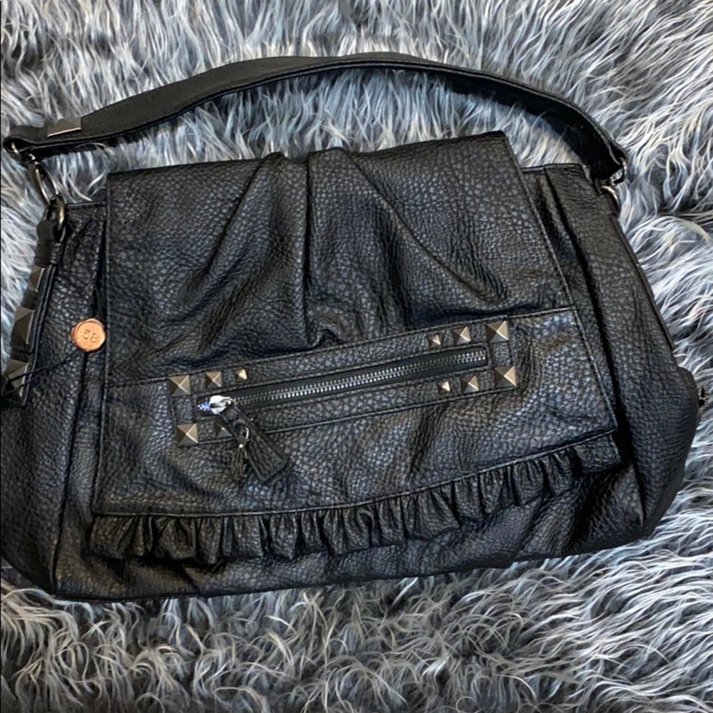 Christian Audigier studded purse